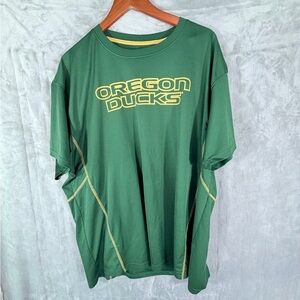 Knights Apparel Oregon Ducks Performance T Shirt 2XL Green Collegiate